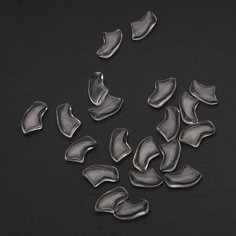 20Pcs Transparent Cat Nail Caps PVC Soft Cat Claw Soft Paws Gift for Pet, Pet Supplies Size XS S M L