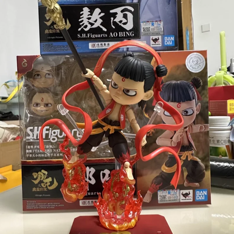 จุดของแท้ Nezha 2 อุปกรณ์ต่อพ่วง Action Figure Joint Mobility รุ่น Anime Figurine Limited Edition ของเล่นสะสม