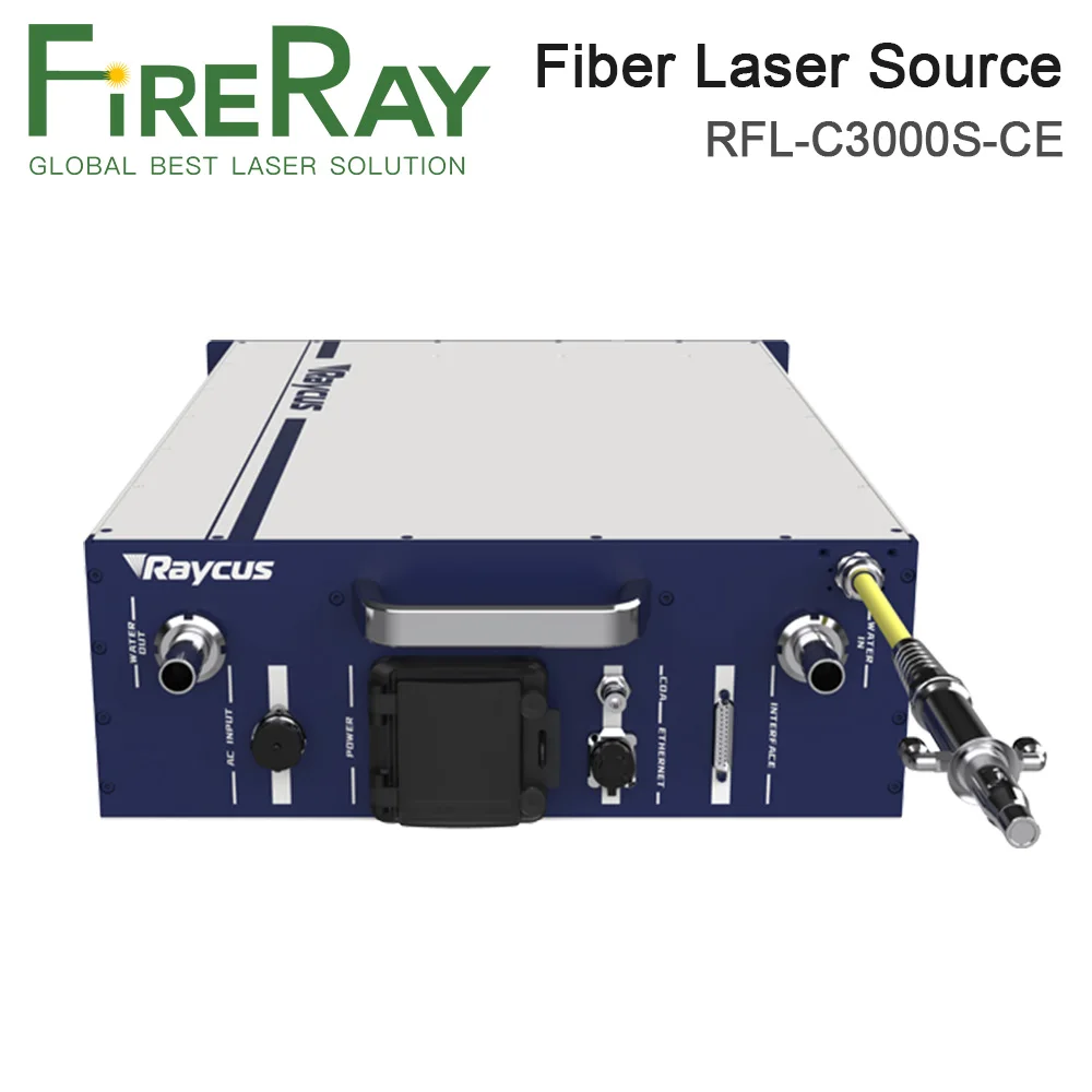 FireRay Raycus Global-Series RFL-C3000S-CE CW Fiber Laser Source 3000W for Fiber Laser Cutting and Welding Machine