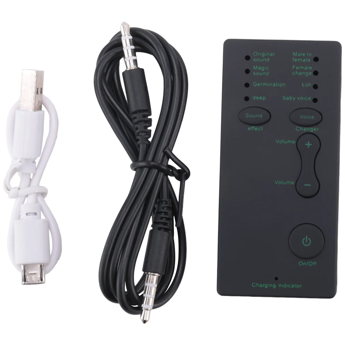 LDFH Disguiser الهاتف ميكروفون مغير الصوت محول 8 أوضاع تغيير الصوت لعبة PUBG MIC