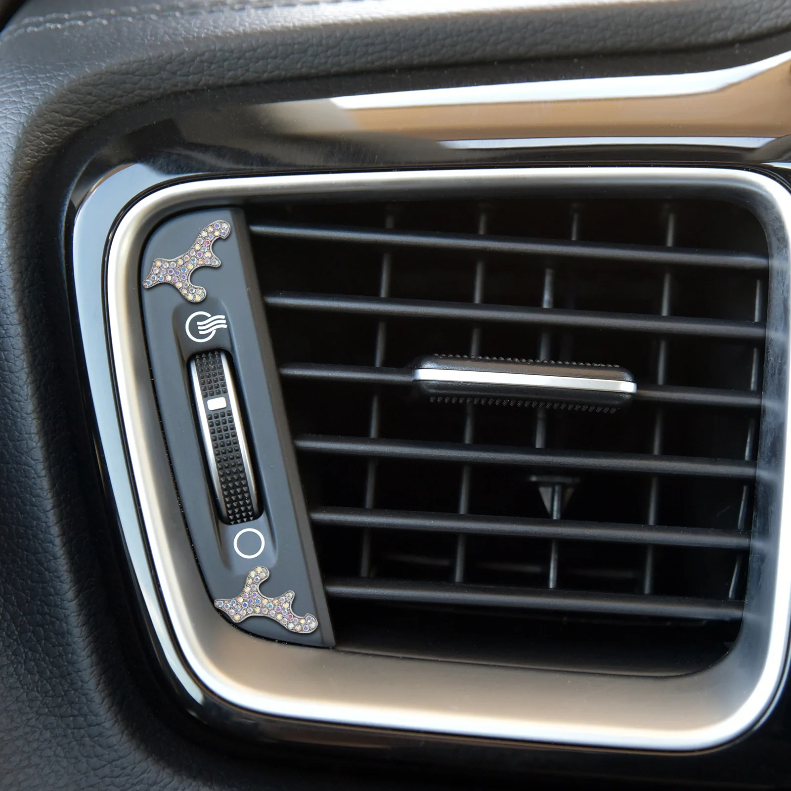 

1 set 1 Set Rhinestone Car Interior Sticker Bling Antlers Bowknot Dashboard Decal Sparkly Automotive Decorations Diy Dashboard