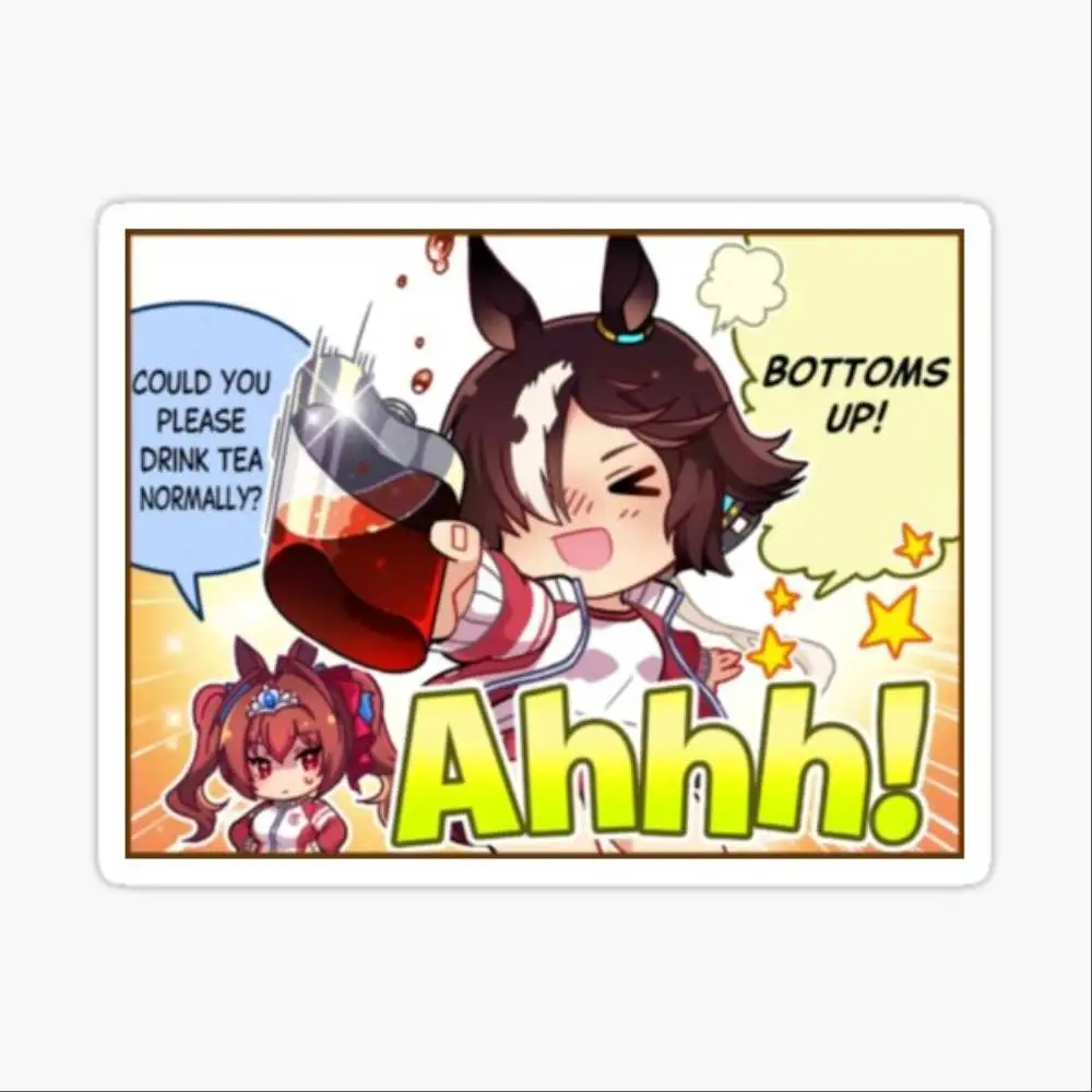Umamusume Characters Snapshot Sticker Car Window Bumpers Die-cut Vinyl Stickers Decorative Accessories