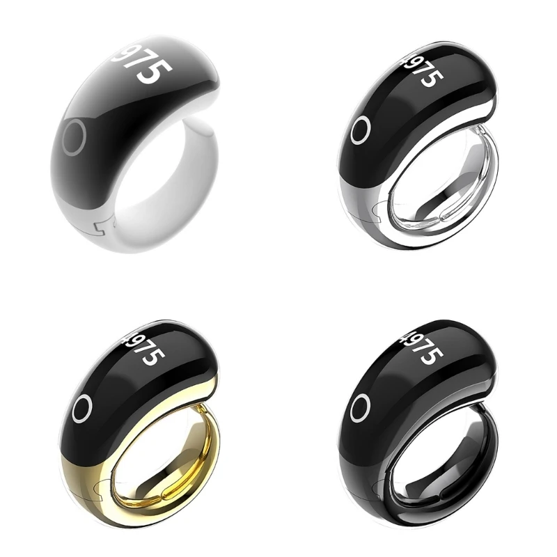 Waterproof Digital Prayer Rings Counter Multifunctional Digital Zikr Rings 5 Size Repalceable for Spiritual