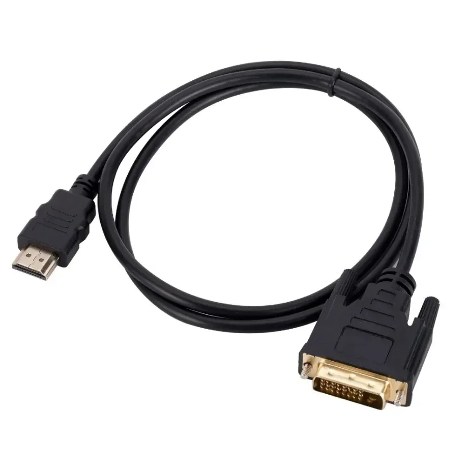 Cable HDMI compatible con DVI, adaptador macho a macho, 24 + 1 DVI-D, 4K, para HDTV, DVD, proyector LCD, PS4/3, TV BOX