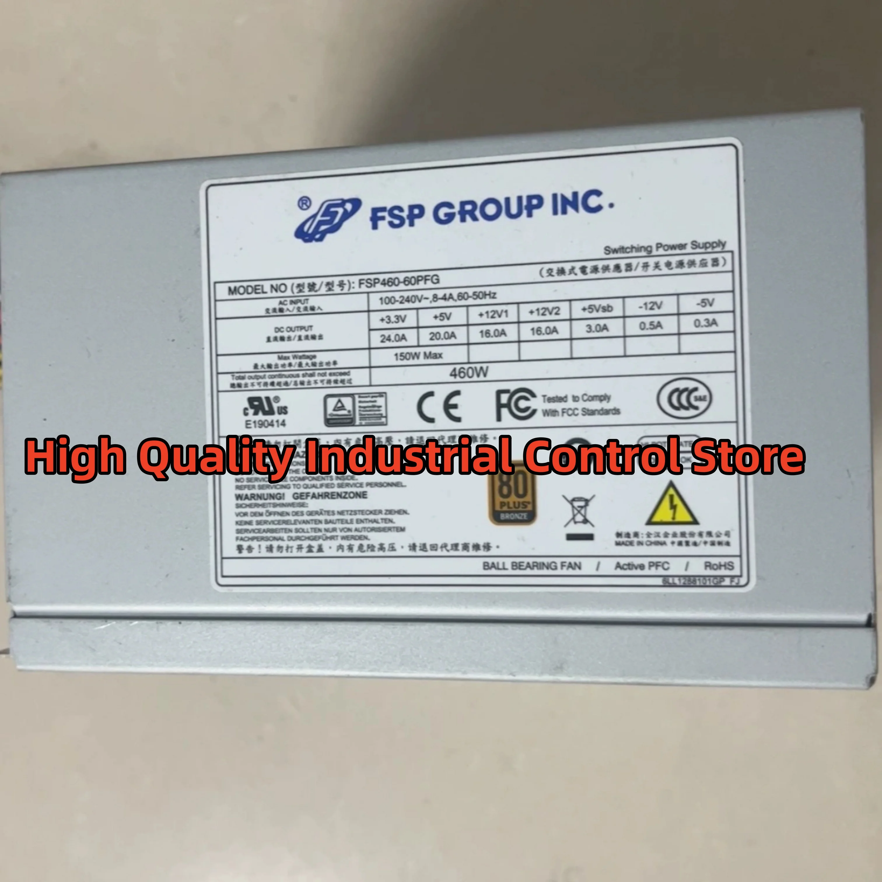 

New in box FSP450-60GHS FSP460-60PFG Industrial control computer power supply