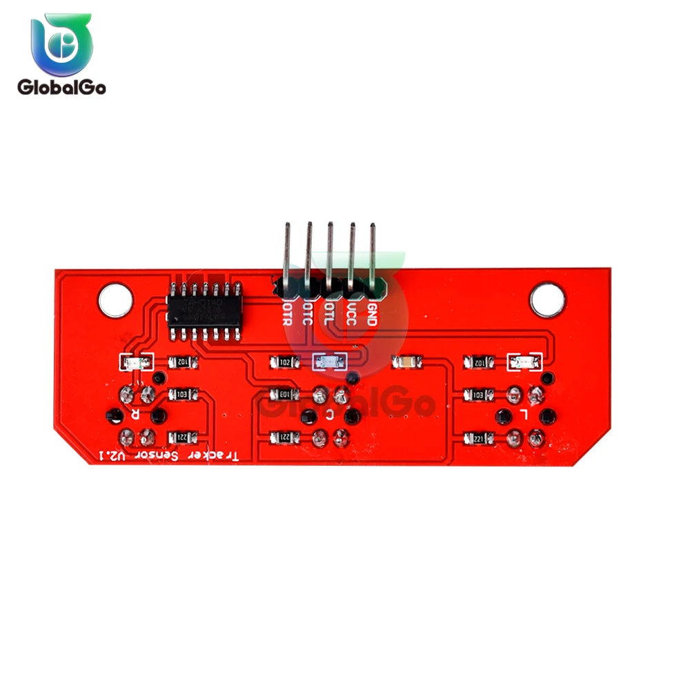 CTRT5000 3-Way Tracker Sensor Tracking Module Infrared Sensor Module 5V With Indicator Light