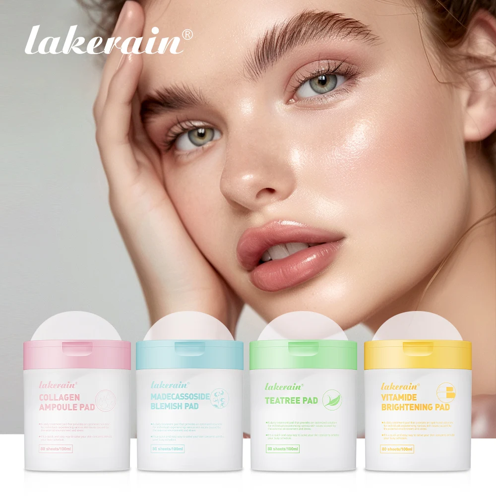 

Lakerain Makeup Cotton Pad Facial Toner Soothing Sensitive Skin Mild Texture Long Lasting Hydration Improve Skin Tone Cotton Pad