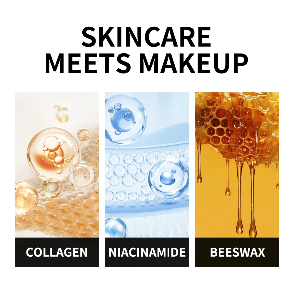 컬러 체인지 파운데이션 스틱 한국 커버 크림 스틱 고커버리지 방수 듀얼 엔디드 브러쉬 포함 베이스 메이크업