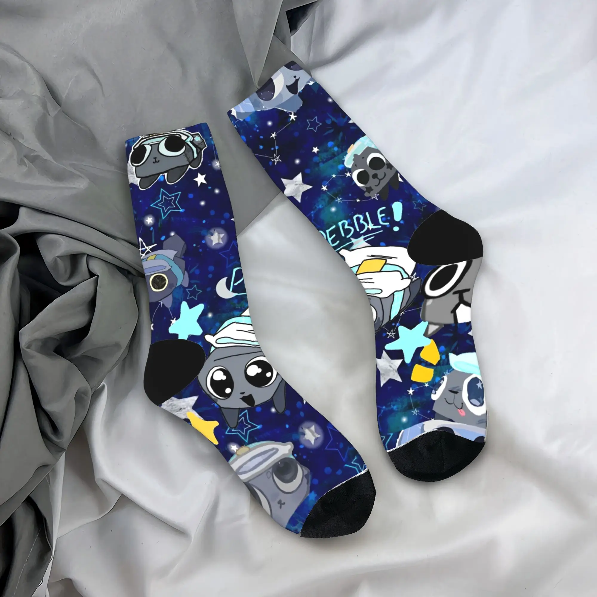 新しい男性男性靴下カジュアルダンディーズワールドペブルソックスポリエステルグラフィック女性のストッキング春夏秋冬