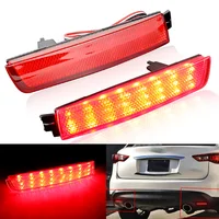 2 Piezas de Luces LED para Parachoques Trasero de Coche, Reflector, Luz de Freno, Luz Antiniebla, Luz de Reversa para Nissan Juke Z51 Murano, para Infiniti FX35 FX50