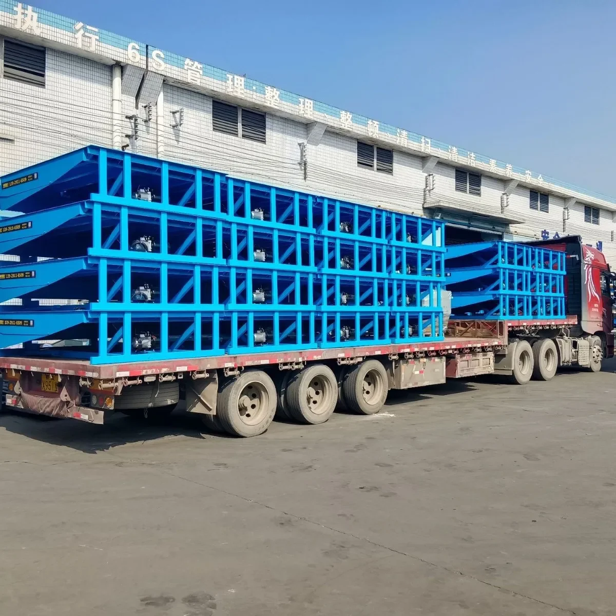 Fixed boarding bridge, container unloading platform 6-20 tons fixed adjustment plate