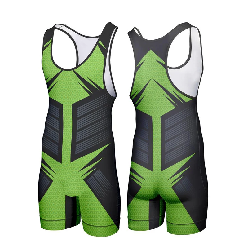 UAS Team Wrestling Singlets Running Wear Suit Triathlon One Piece Bodysuit Iron WWE Swimwear Gym Sport Fitness Skinsuit