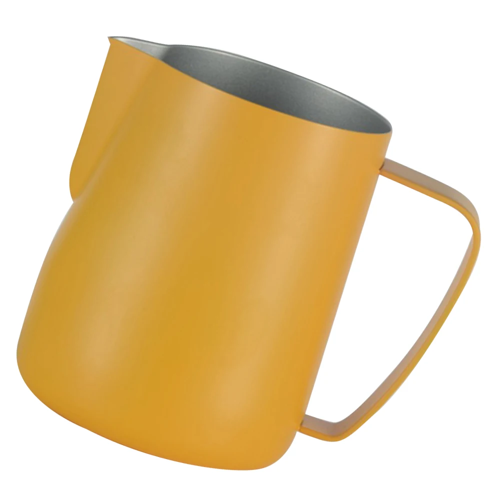 

Coffee Capsule Cup Large Capacity Stainless Steel Home Restaurant Yellow Storage Container Simple Coffee Mug Kitchen Bar