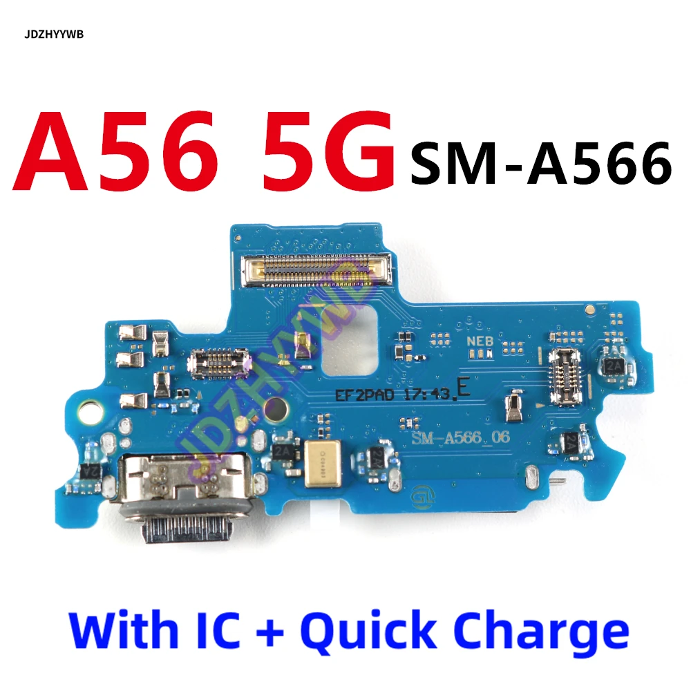 USB مجلس شاحن جهاز شحن ميناء موصل الكابلات المرنة لسامسونج غالاكسي A56 A566B A566V A566E A566 مع ميكروفون 45 واط