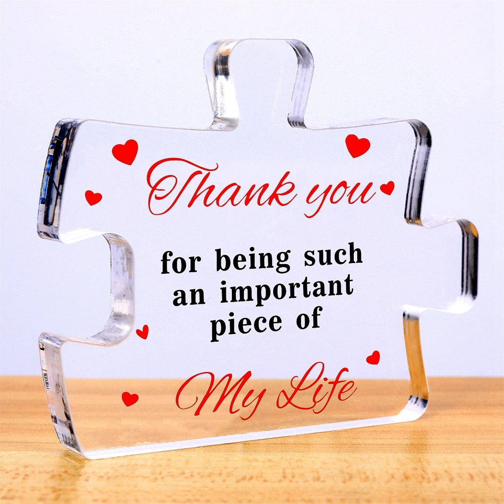 Acrylic puzzle for father, para,DAD lover, gift, transparent handicraft, decoration Birthday gifts for teachers, colleagues boss