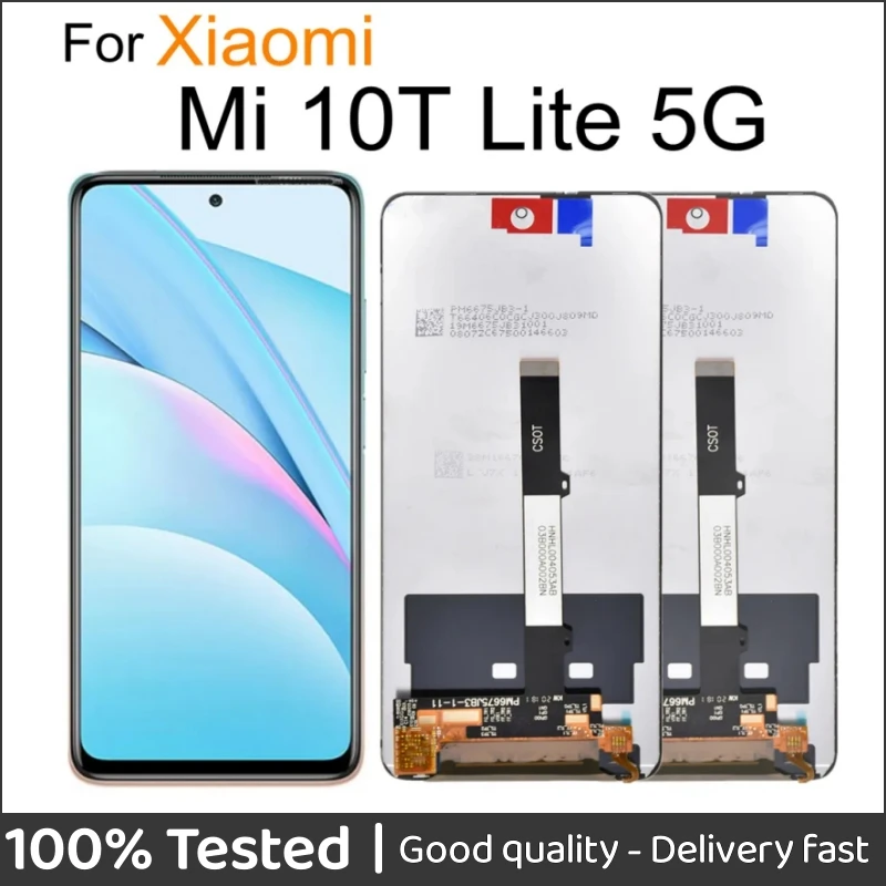 

For Xiaomi Mi 10T Lite 5G M2007J17G LCD Display Touch Screen Digitizer Assembly For Xiaomi 10T Lite Lcd Display