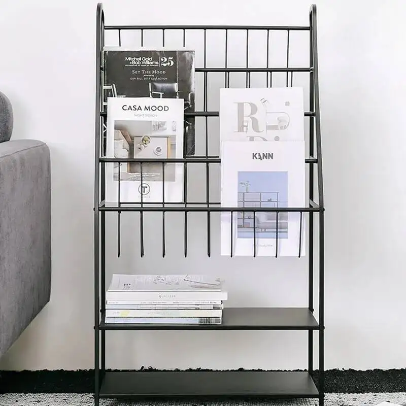 Magazine Bookshelf Living Room Study Simple Display Modern Multifunctional Creative Bookcase Storage Libreros Nordic Furniture