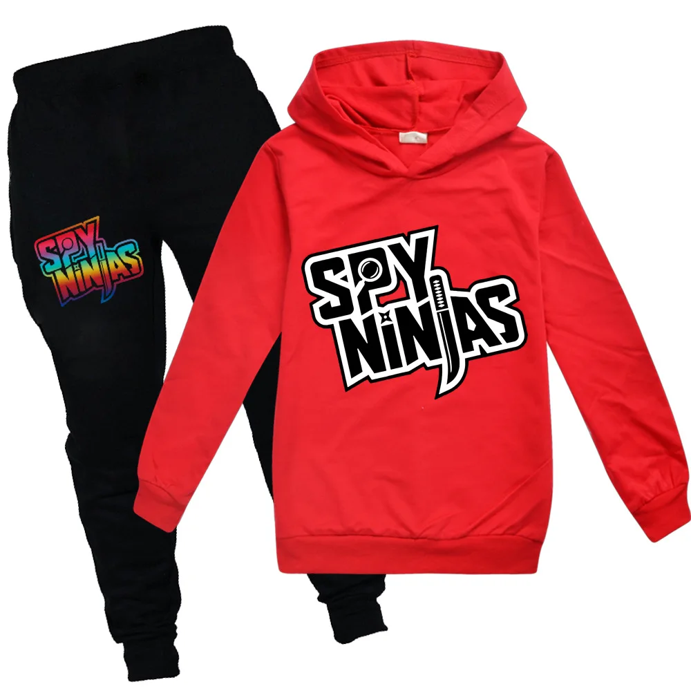 SPY NINJAS Hoodie Baby Boys Girl Sweatshirt Kids Clothes Tracksuit Harajuku Streetwear 2023 Game Children Sportswear Clothing Se