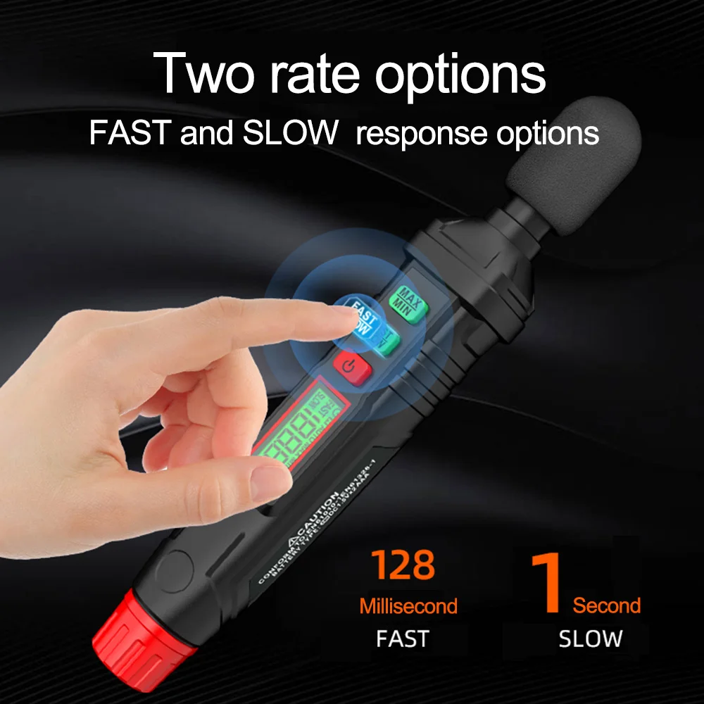 HABOTEST HT64 Professional Sonometer Decibel Meter, Noise Meter – Neighbor Sound Blocker Helper, Digital Decibelimetro