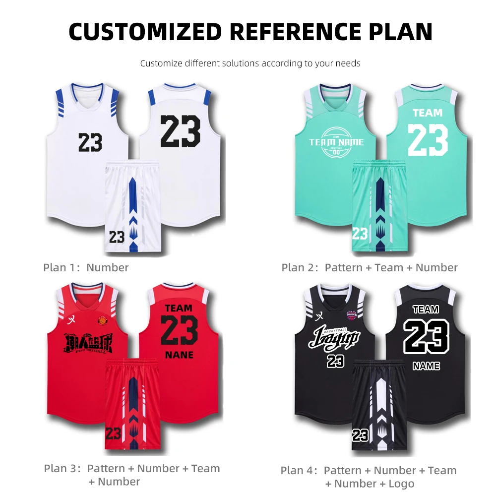 Basketball Jersey Customize Adult Kid Quick-drying Training Uniform Shirts Sleeveless Sportswear Tracksuit Sport Suit Clothing - Image 2