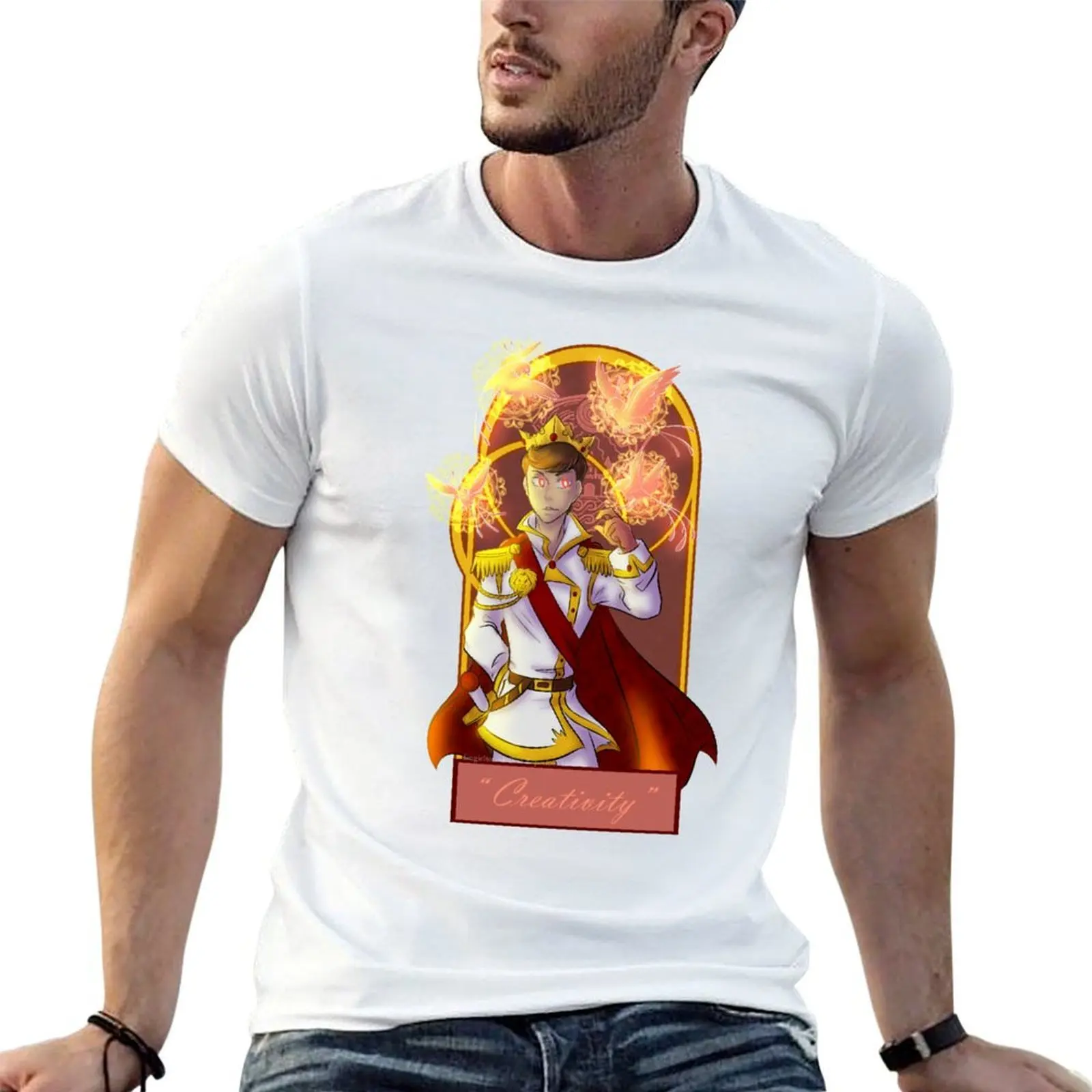 Royal Sides - Roman: Phoenixes T-Shirt oversized graphic tee shirts graphic tee Men's cotton t-shirt