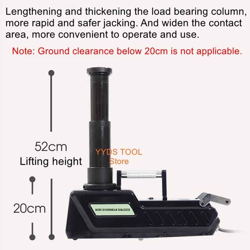 

RV electric hydraulic jack van self-provided labor-saving tire-changing rescue tool 15 tons of car jacks