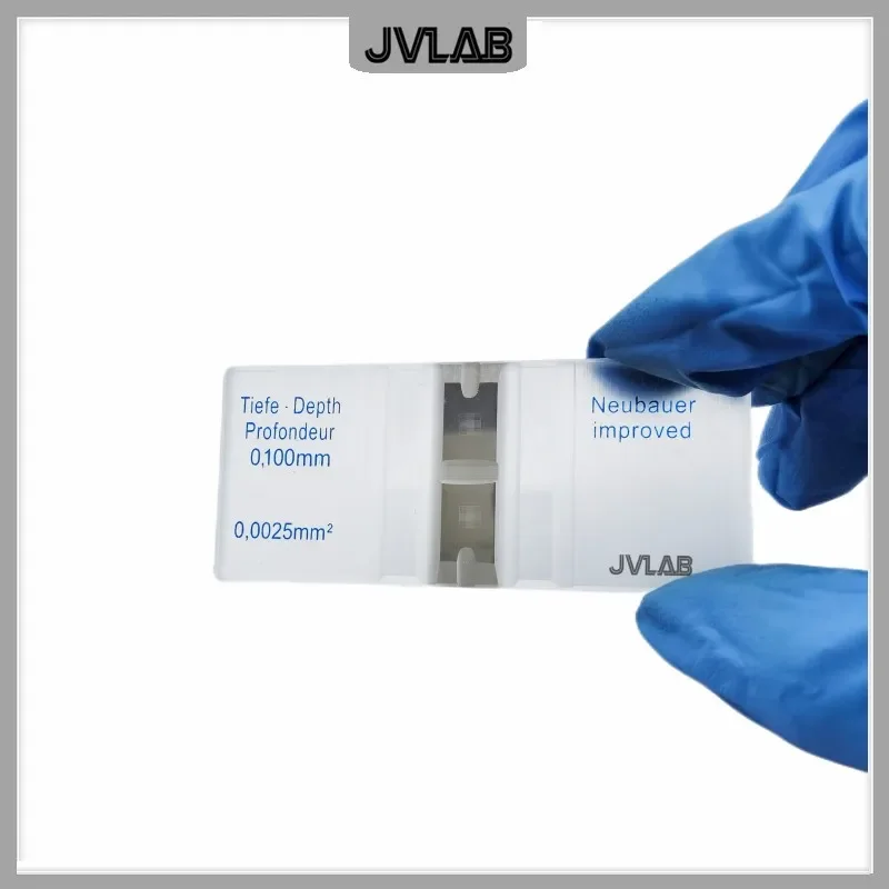 Counting Chamber Neubauer Dark Clear Camera Neubauer Improved Bright Line Hemocytometer Chamber For Counting Blood Cells