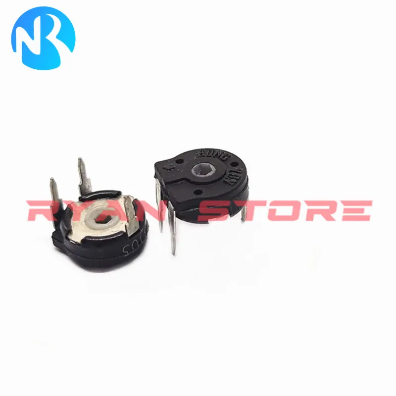 10PCS Potentiometer PT10 10R 100R 500R 1K 2K 4.7K 5K 10K 20K 50K 100K 150K 200K 220K 470K 500K 1M 2M Elliptical Hole Vertical