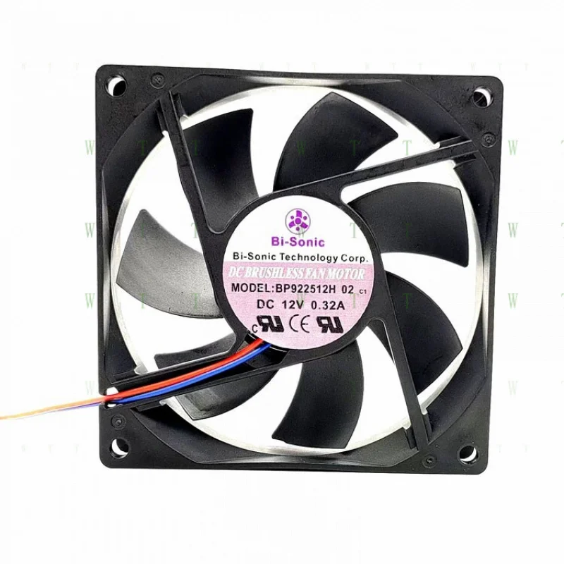 

H 1 pcs Bi Ionic BP922512H 02 9225 12V 0.32A Dual Ball Case Cooling Fan