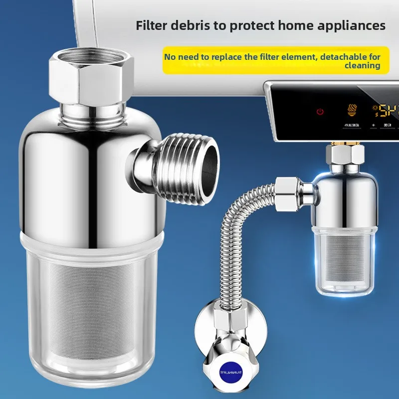 Universal Household Electric Water Heater Pre-filter Stainless Steel Filter Element for Shower Nozzle/kitchen/bathroom