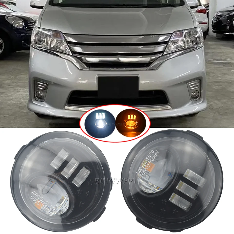 Car Accessories Fog Lights For Nissan Serena Highway Star C26 2011