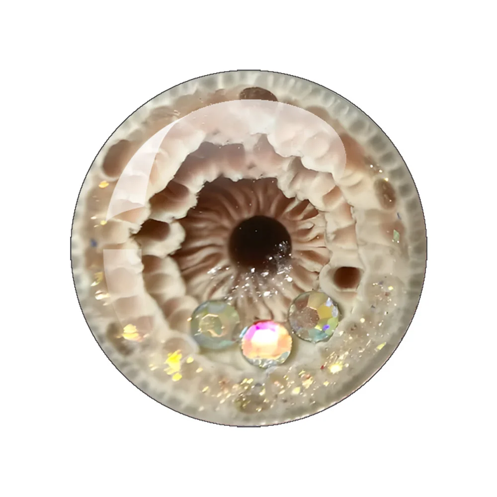 Blyth Doll BJD Doll Glass Eye Chips Round Cabochon 10MM-40MM Handmade Girl Toy Drop Glue Eye Pupil DIY Jewelry Accessory Gift view 6