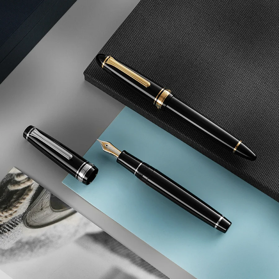 

Оригинальная японская перьевая ручка Sailor Torpedo 21K, большая двухцветная ручка с плоской короной и золотым наконечником, 11-2036, офисная канцелярская ручка, подарок