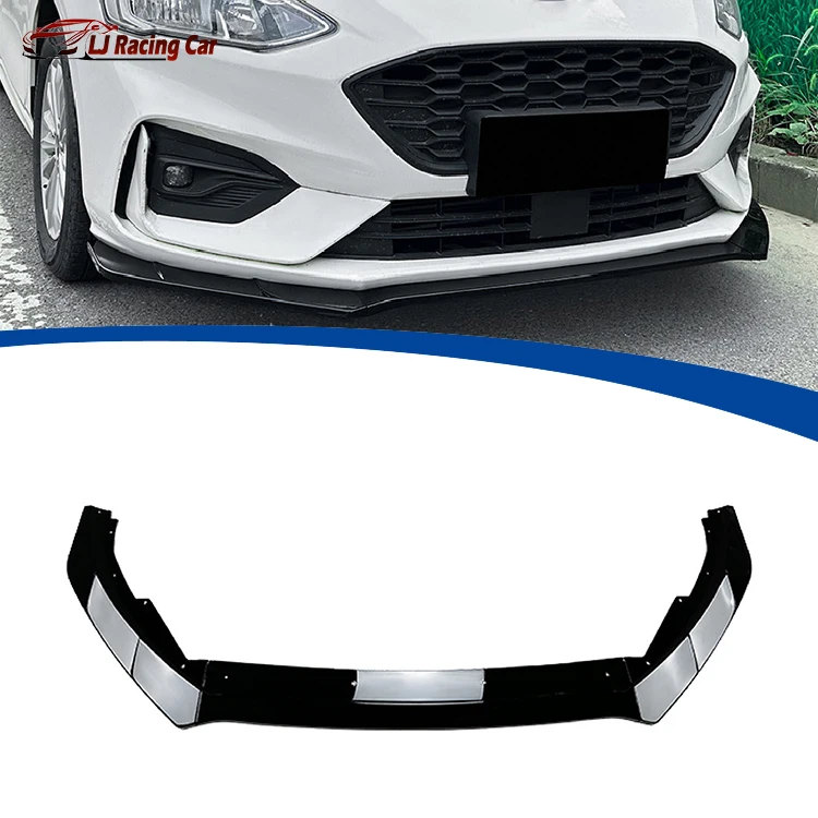 

Car Front Bumper Splitter Lip Spoiler Splitter Body Kit Diffuser Protector Cover for Ford Focus MK4 ST Line 2019-2022
