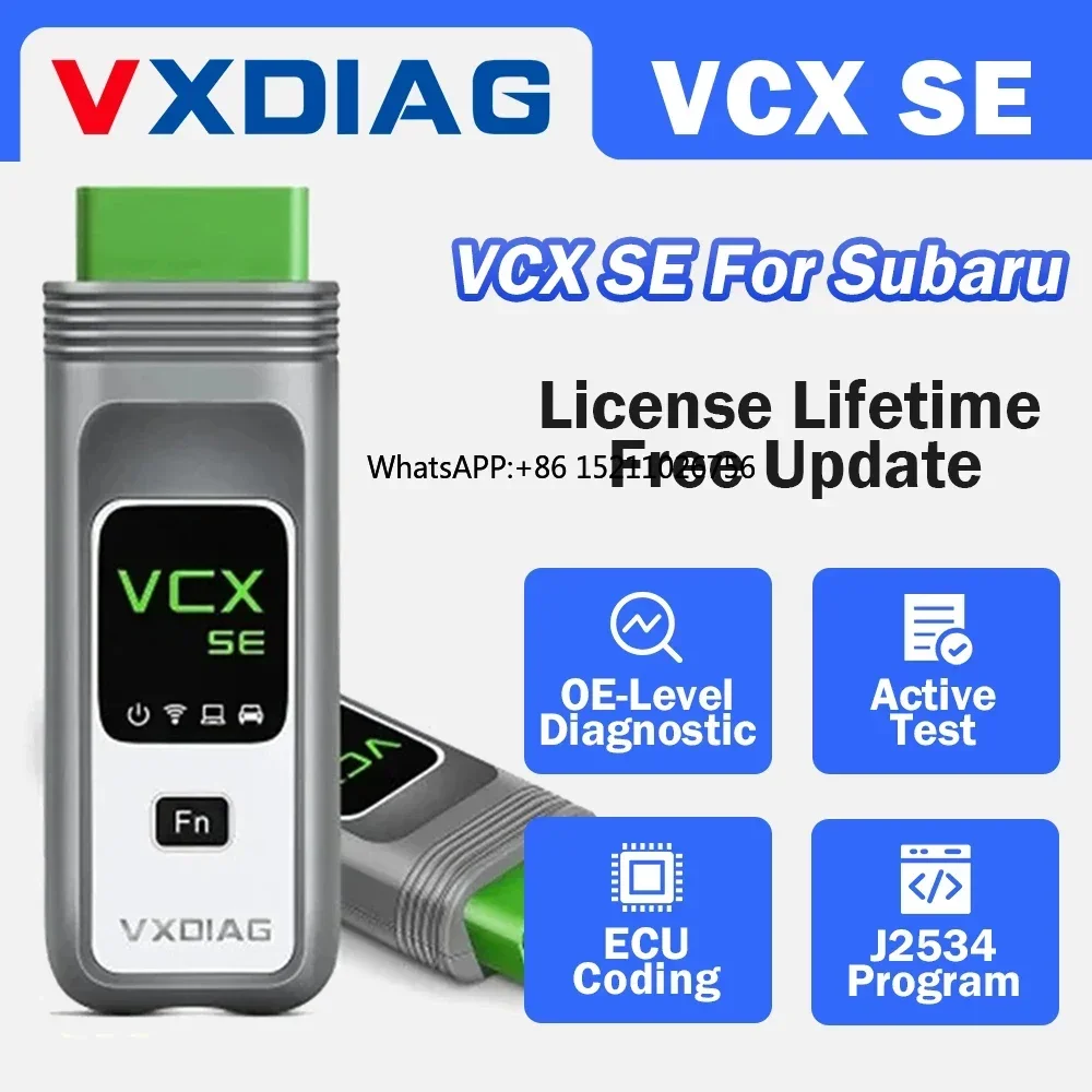 VXDIAG VCX SE for Subaru SSM3 Car OBD2 OEM Full System Diagnostic Scanner SAE J2534 Smart Key Programming Coding Lifetime Update