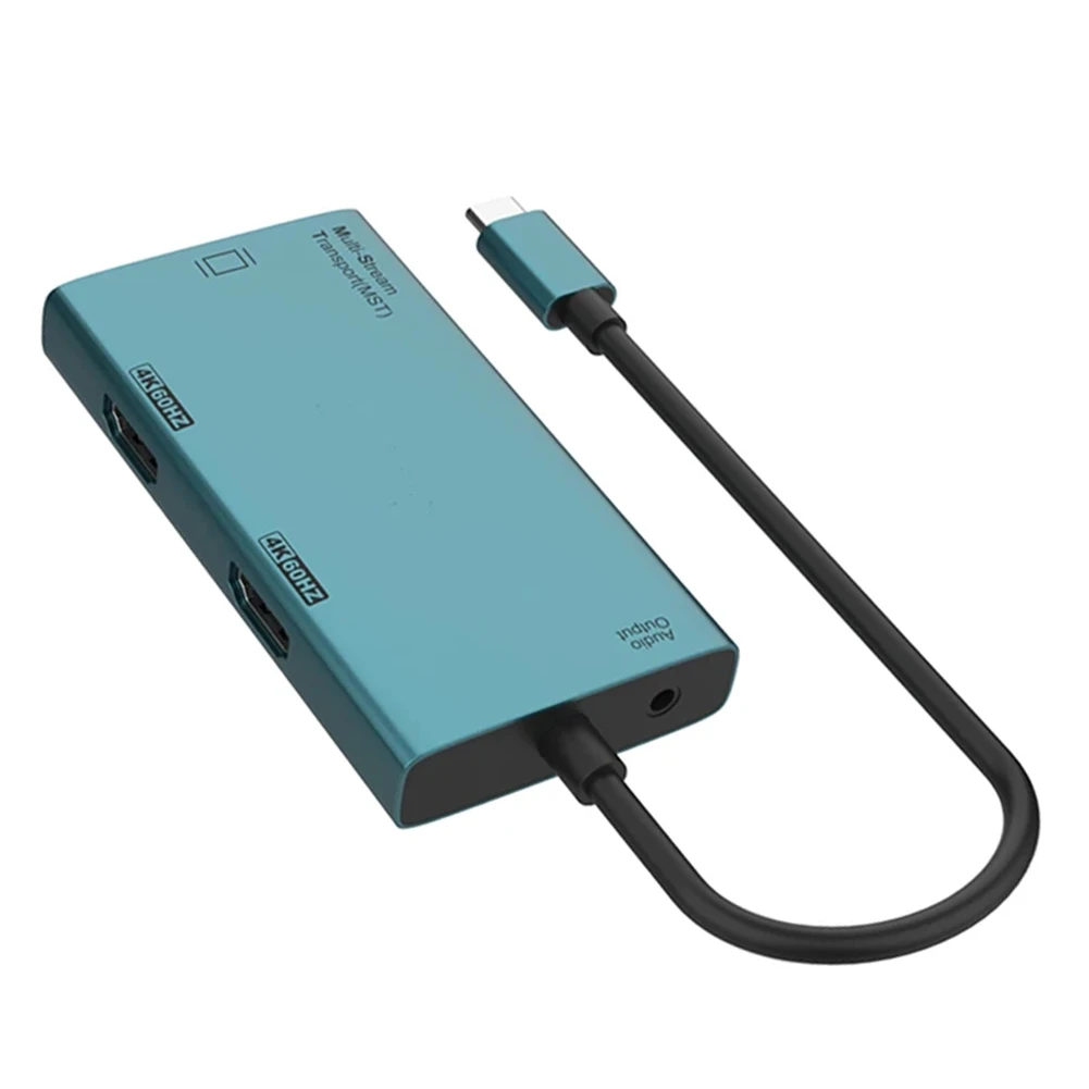 A48U Game Video Capture Dongle USB-C Dock Station Expansion Screen USB to VGA Converter USB-C to -Compatible VGA Video