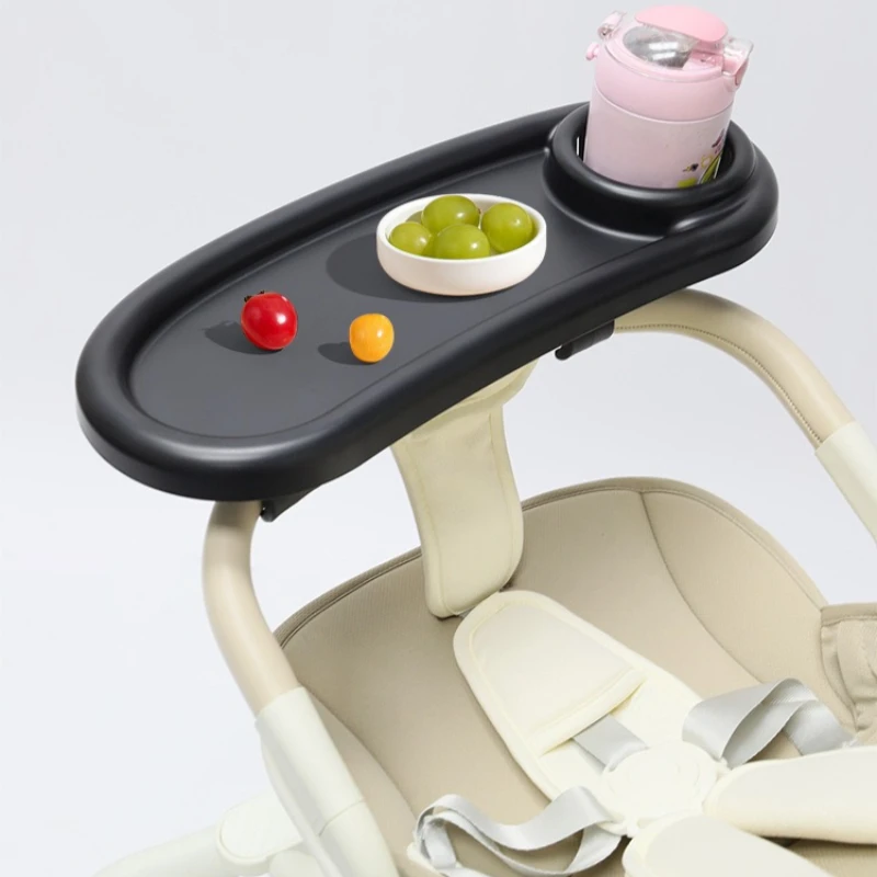 Universeller Kinderwagen-Snacktisch mit Getränkehalter, multifunktionaler, verstellbarer Kinderwagen-Organizer, kompatibel mit den meisten Kinderwagen für unterwegs – Detail 5