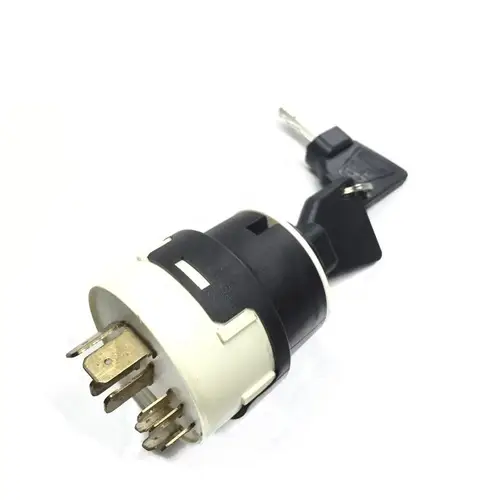 Imagen 2 del producto JCB Loader 3CX 4CX 1X nuevo interruptor de encendido con 2 llaves 701-80184 701-45500 interruptor de encendido de plástico de 10 pines, piezas interiores de coche