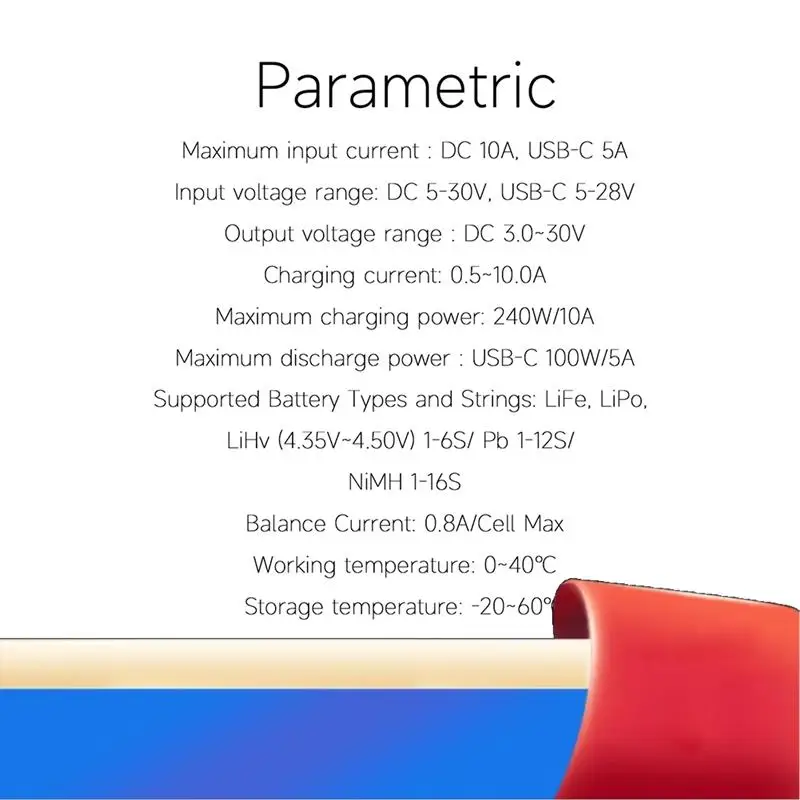 

Зарядное устройство для ISDT 608PD DC 240 Вт USB-C 140 Вт PD3.1 Разрядное устройство для радиоуправляемых батарей Life/Lilon/Lipo/Lihv-X62A
