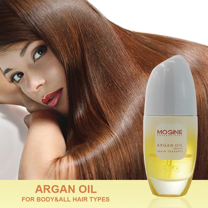 زيت شعر الجوز المغربي من MOGINE، منتج تجميل للعناية بالشعر الجاف المجعد الداكن، ناعم لامع ولا يغسل، منتج تجميل للعناية بالشعر