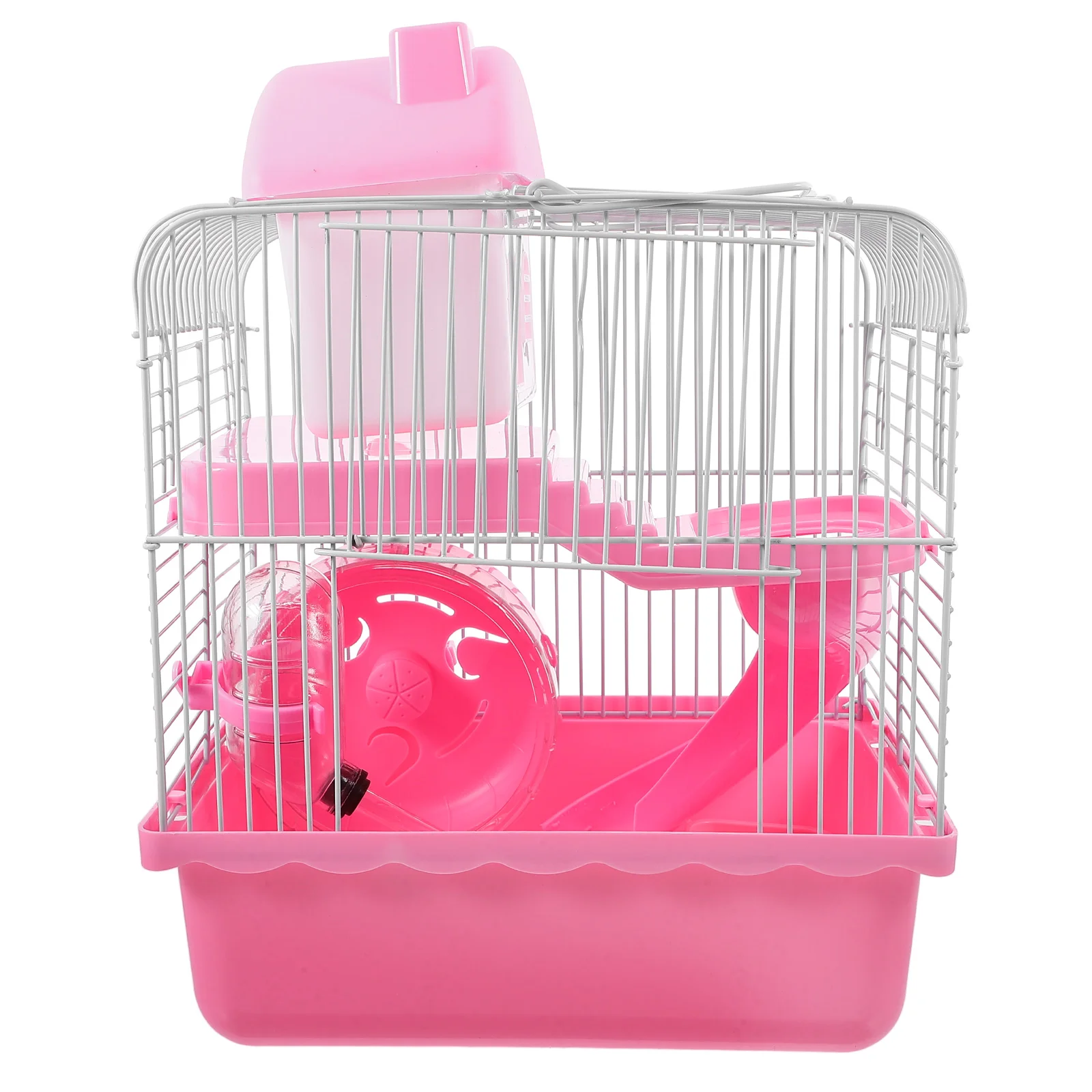 

Hamster Castle Cage Double-layer Toy Supplies Dwarf Rat Platform Plastic Cages House Wire Travel