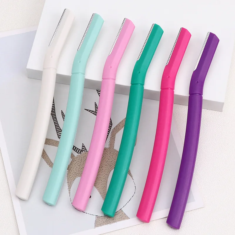Karsyngirl 3/6/10 Stuks Wenkbrauw Trimmer Wenkbrauw Scheermes Scheerapparaat Blade Eye Brow Shaper Gezicht Scheermes Facial haar Remover