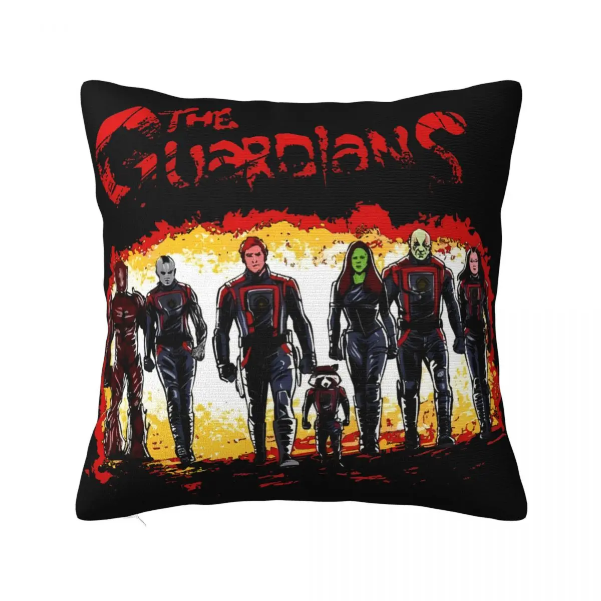 The Guardians Of Galaxy Pillow Cover Printing Polyester Cushion Cover Gift Throw Pillow Case Cover Bed Wholesale