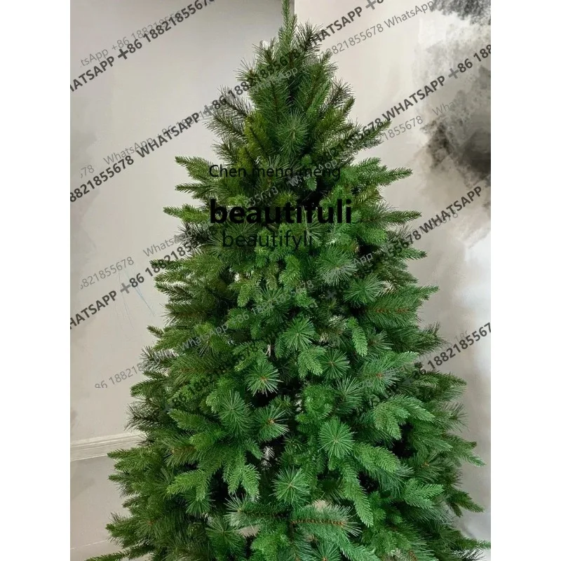 A   2.7 meters high-end luxury encrypted Christmas tree festival US version PE PVC9 feet household Christmas tree