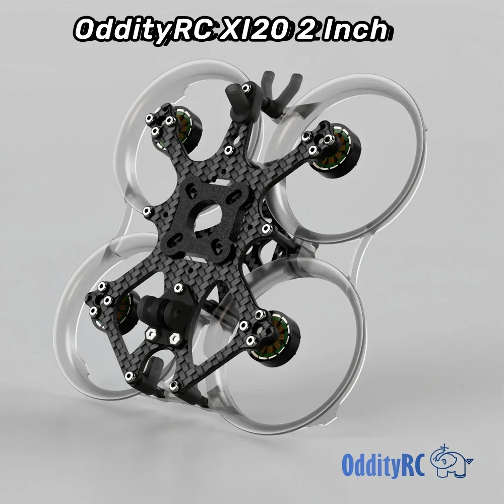 OddityRC XI20 Frame Kit 95mm distância entre eixos 2 polegadas Multi Rotor Cinewhoop Micro Drone Quadcopter para FPV Racing RC Drone