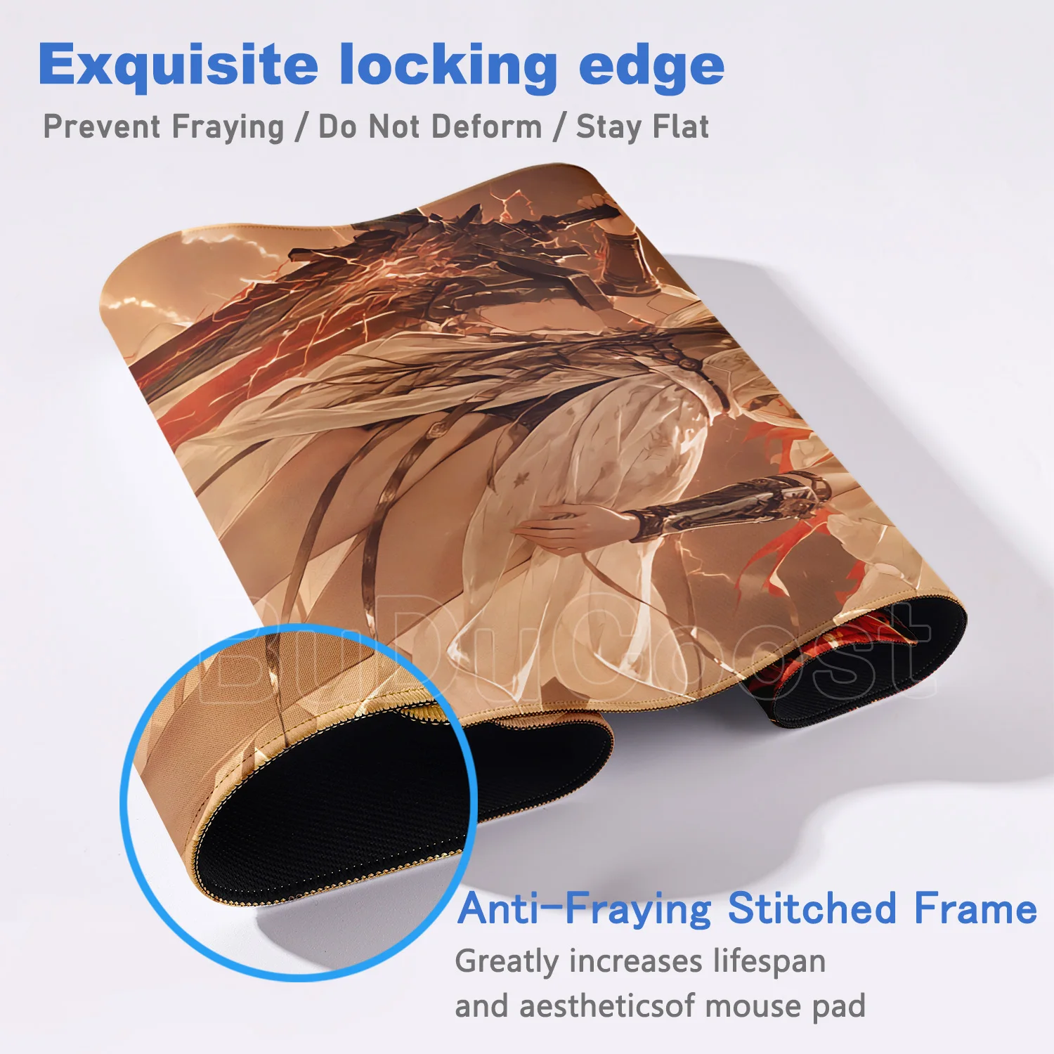 New Role Augusta Mousepad XXL Game Wuthering Waves HD Mouse Pad Gaming Laptop PC Keyboard Mat Anime Large Desk Mats Non-slip Rug