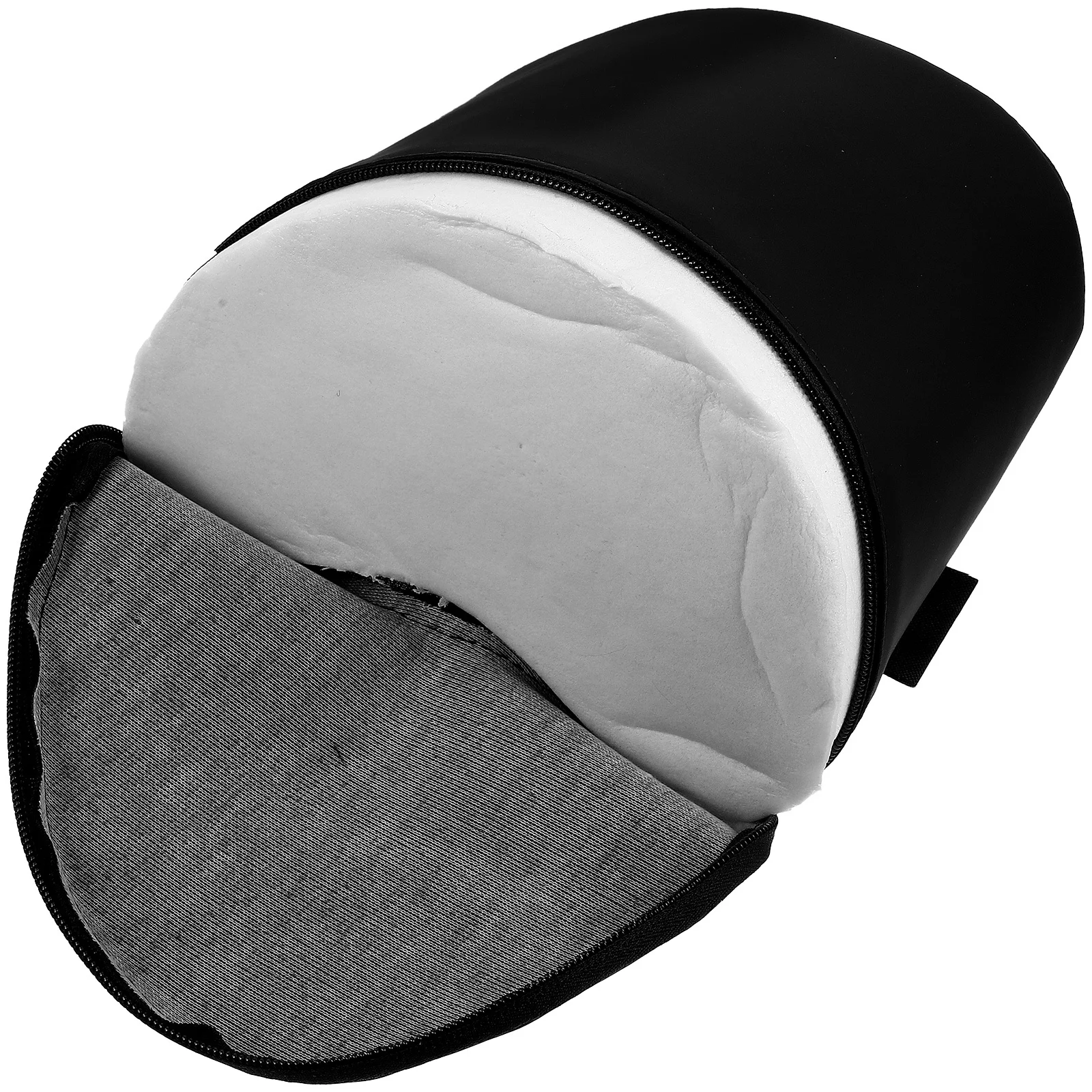 

Guitar Cushion Black Durable Contoured Sponge Padding Cover Zip Closure Easy Clean For Right Or Left Leg Portable Guitar