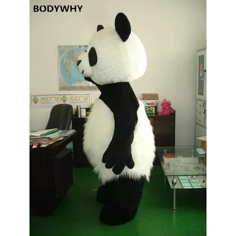 Simbok Giant Panda Mascot Cartoon Cosplay Costume Advertising Walking Prop Activity Party Play Head Clothing