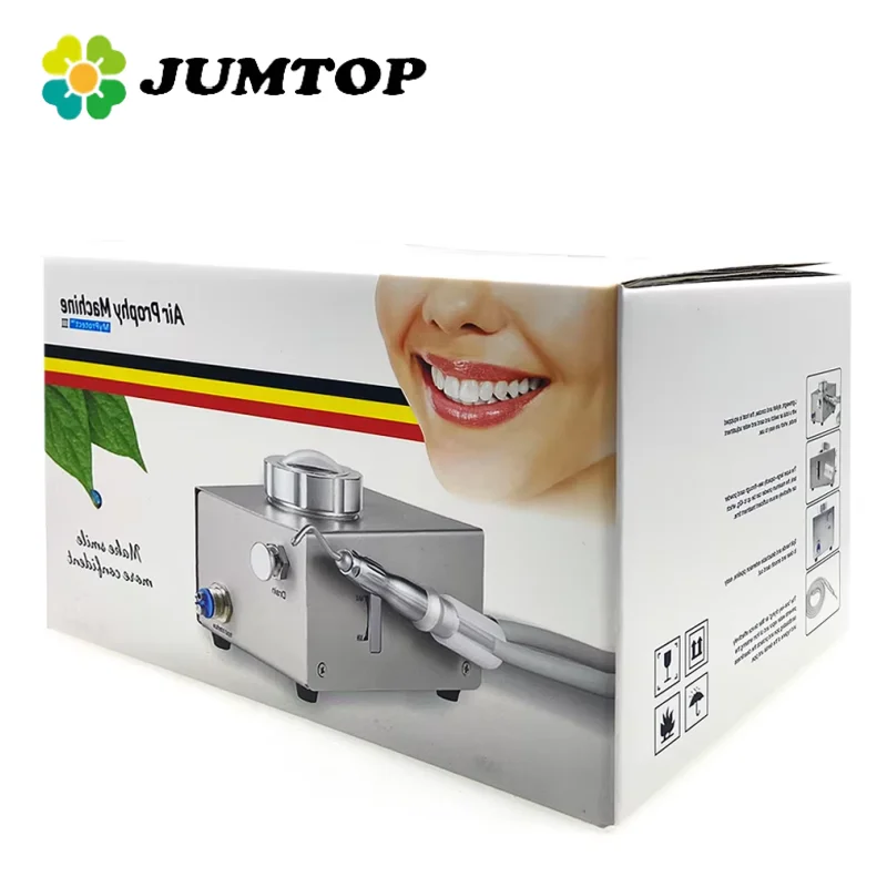 JUMTOP Dental Teeth Cleaning Sandblasting Machine Air Water Prophy Device Teeth Whitening Polishing Equipment