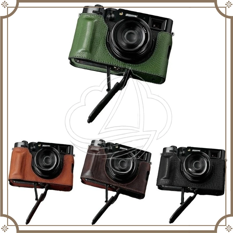 Premium Half Body Camera Cover Handmade Protective Case For X100VI Photography Use